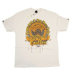 Crooks & Castles t-shirt white color / XL size/ medusa graphic tee